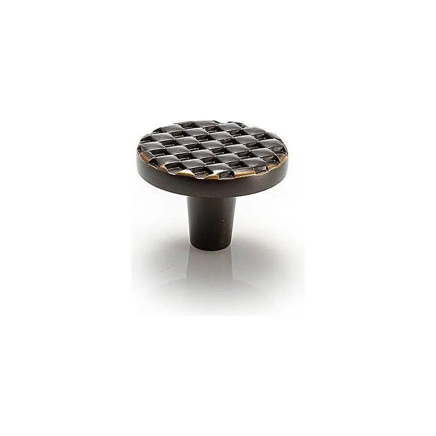 Du Verre Hardware - Argyle Round Knob - DVAG01-ORB - Canada Light Shop