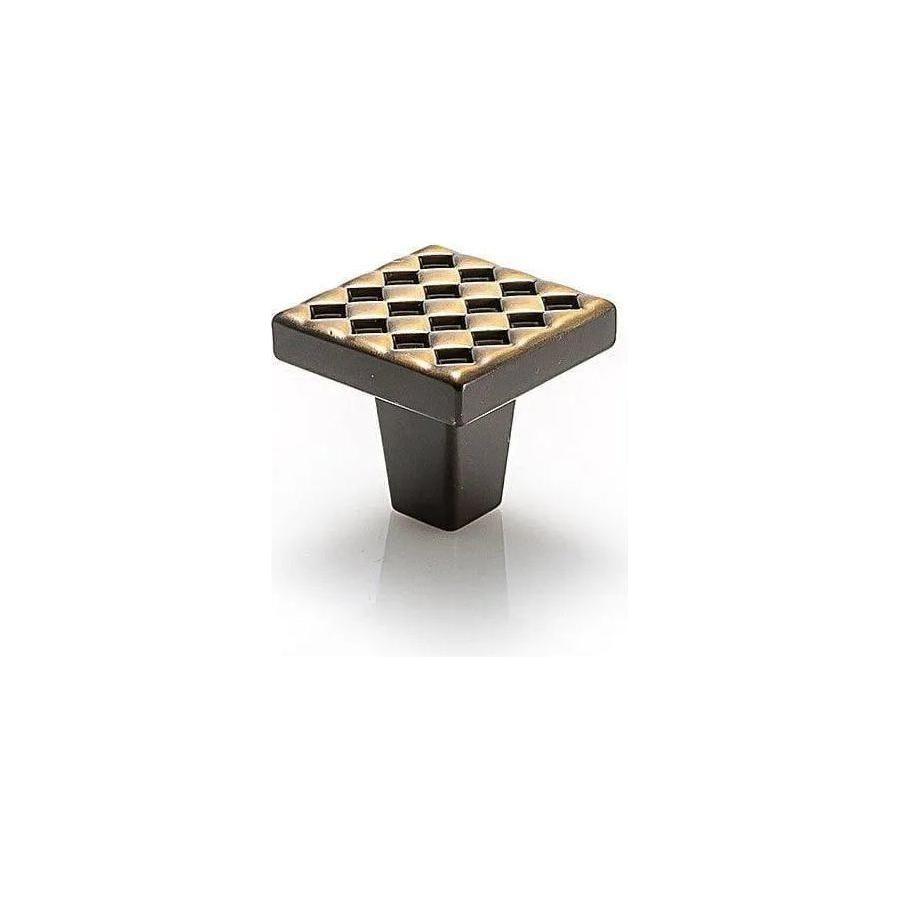 Du Verre Hardware - Argyle Square Knob - DVAG02-AB - Canada Light Shop