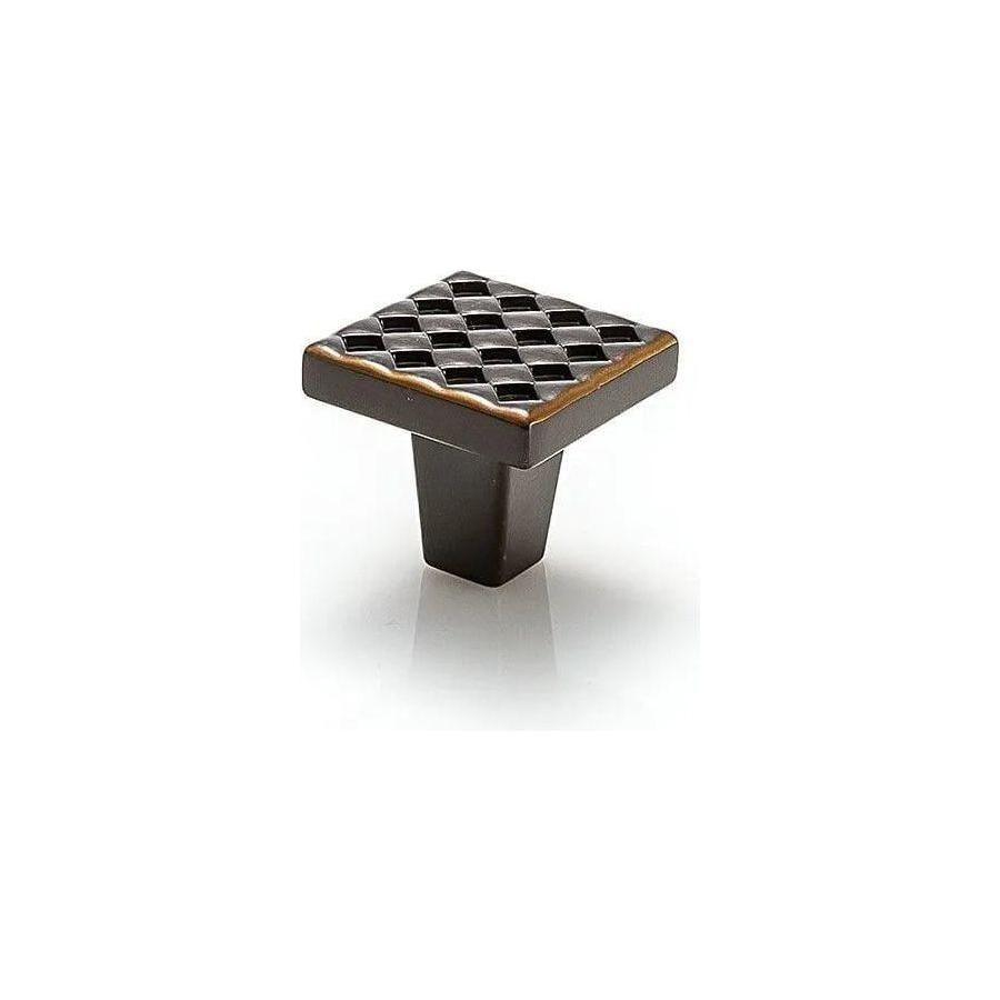 Du Verre Hardware - Argyle Square Knob - DVAG02-ORB - Canada Light Shop