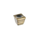 Du Verre Hardware - Forged 2 Cube Knob - DVFC07-AB - Canada Light Shop