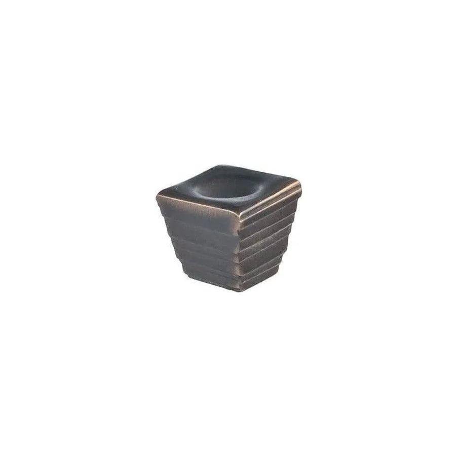 Du Verre Hardware - Forged 2 Cube Knob - DVFC07-ORB - Canada Light Shop