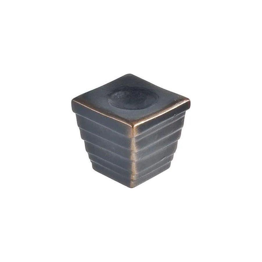 Du Verre Hardware - Forged 2 Cube Knob - DVFC08-ORB - Canada Light Shop