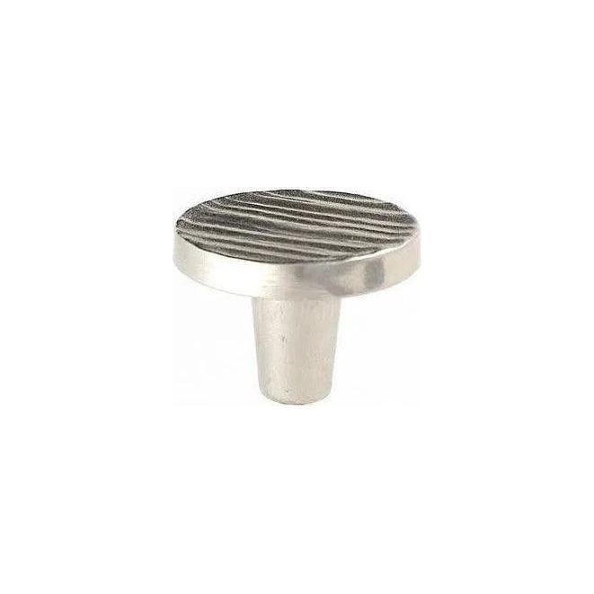 Du Verre Hardware - Forged 3 Round Knob - DVFC301-SN - Canada Light Shop