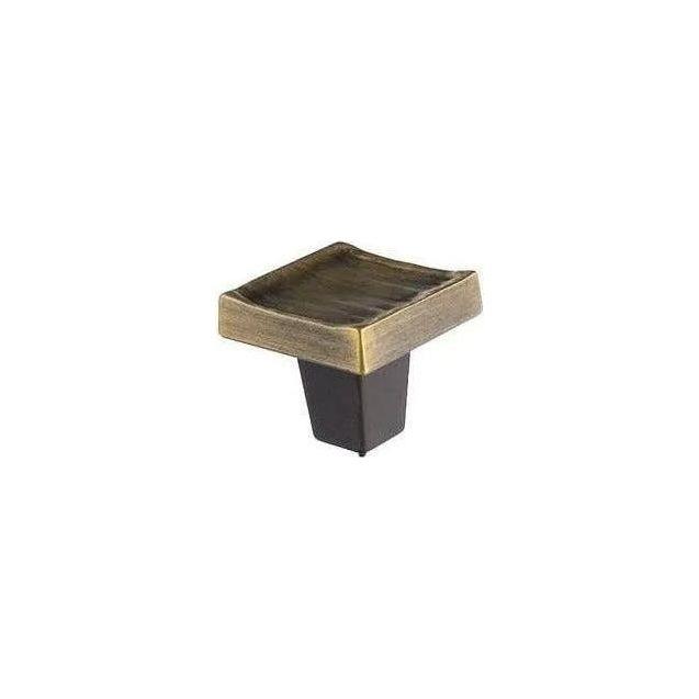 Du Verre Hardware - Forged 3 Square Knob - DVFC304-AB - Canada Light Shop
