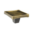 Du Verre Hardware - Forged 3 Square Knob - DVFC305-AB - Canada Light Shop