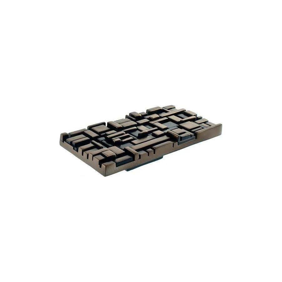 Du Verre Hardware - Offset Rectangle Pull - DVOF04-AB - Canada Light Shop