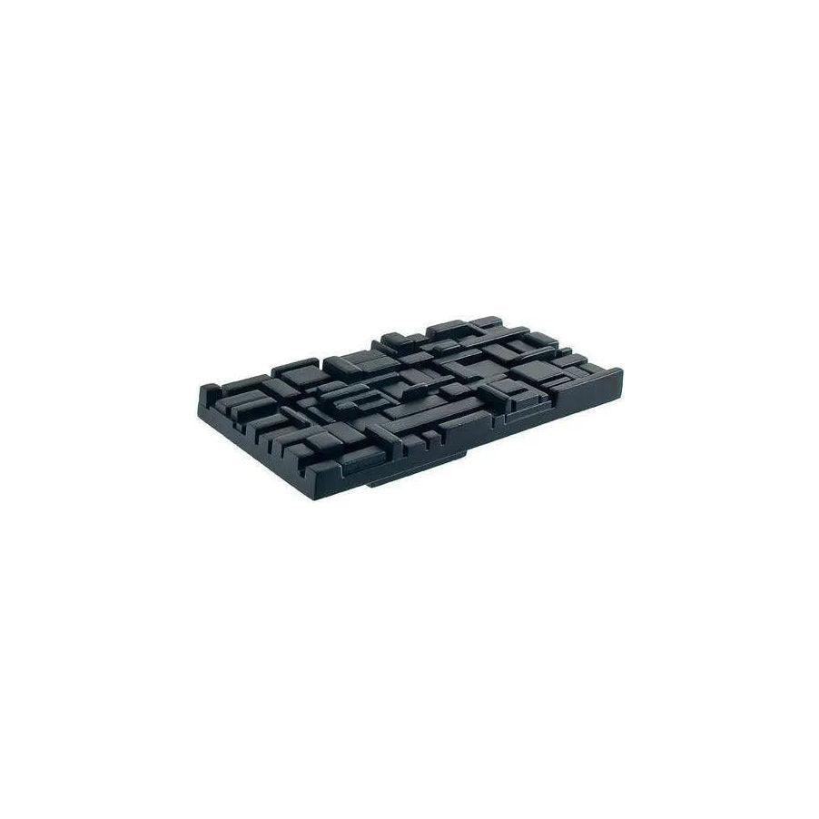 Du Verre Hardware - Offset Rectangle Pull - DVOF04-BM - Canada Light Shop