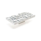 Du Verre Hardware - Offset Rectangle Pull - DVOF04-WH - Canada Light Shop