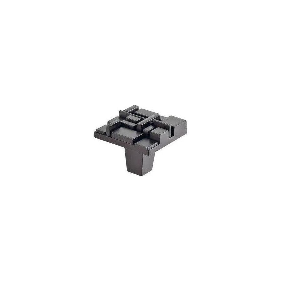 Du Verre Hardware - Offset Square Knob - DVOF01-ORB - Canada Light Shop
