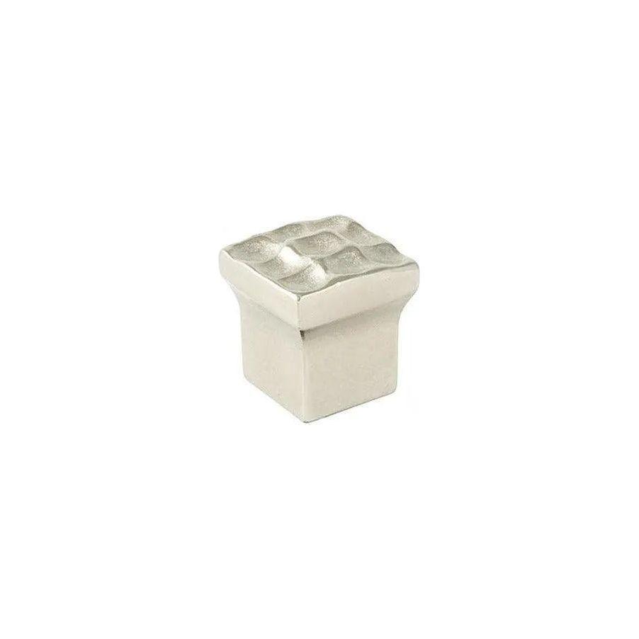 Du Verre Hardware - Pomegranate Square Knob - DVP08-SN - Canada Light Shop