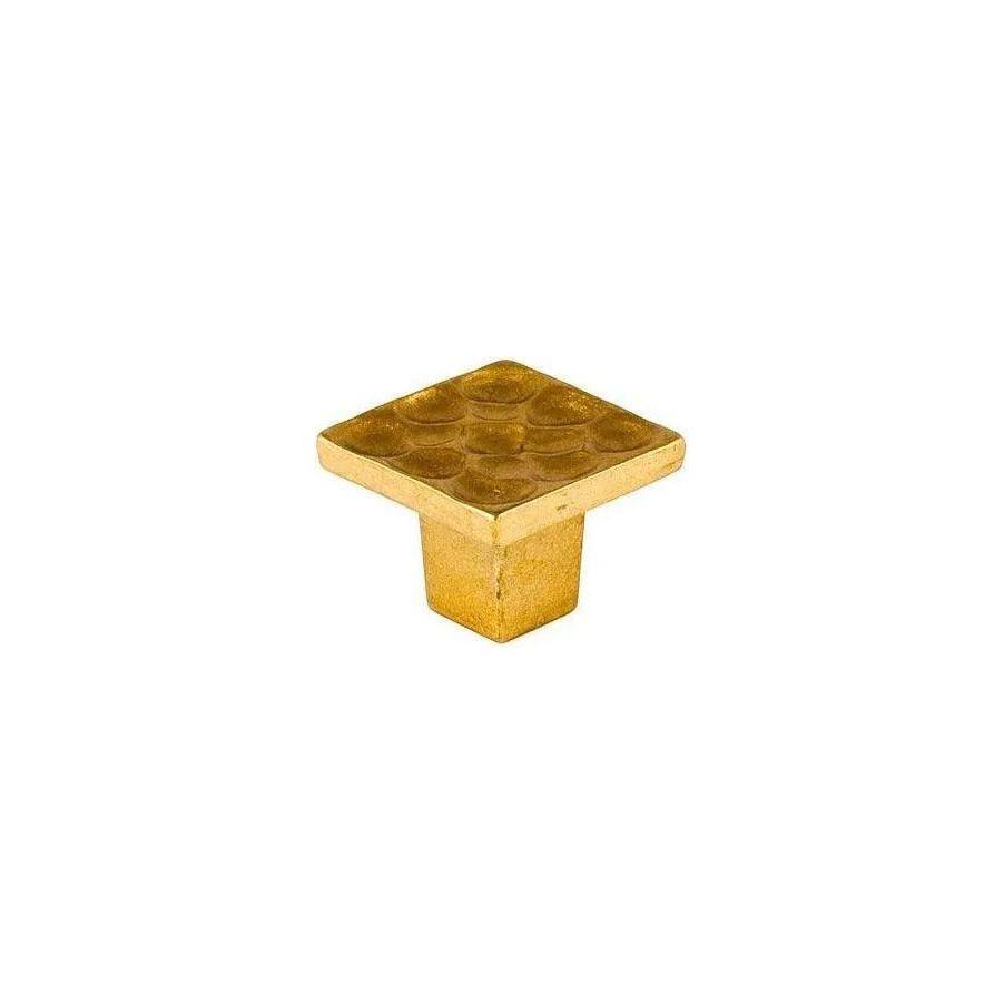 Du Verre Hardware - Pomegranate Square Knob - DVP11-SB - Canada Light Shop