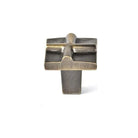 Du Verre Hardware - Rio Small Cross Knob - DVRIO02-AB - Canada Light Shop