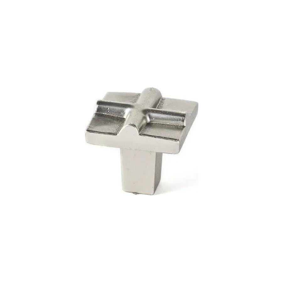 Du Verre Hardware - Rio Small Cross Knob - DVRIO02-SN - Canada Light Shop