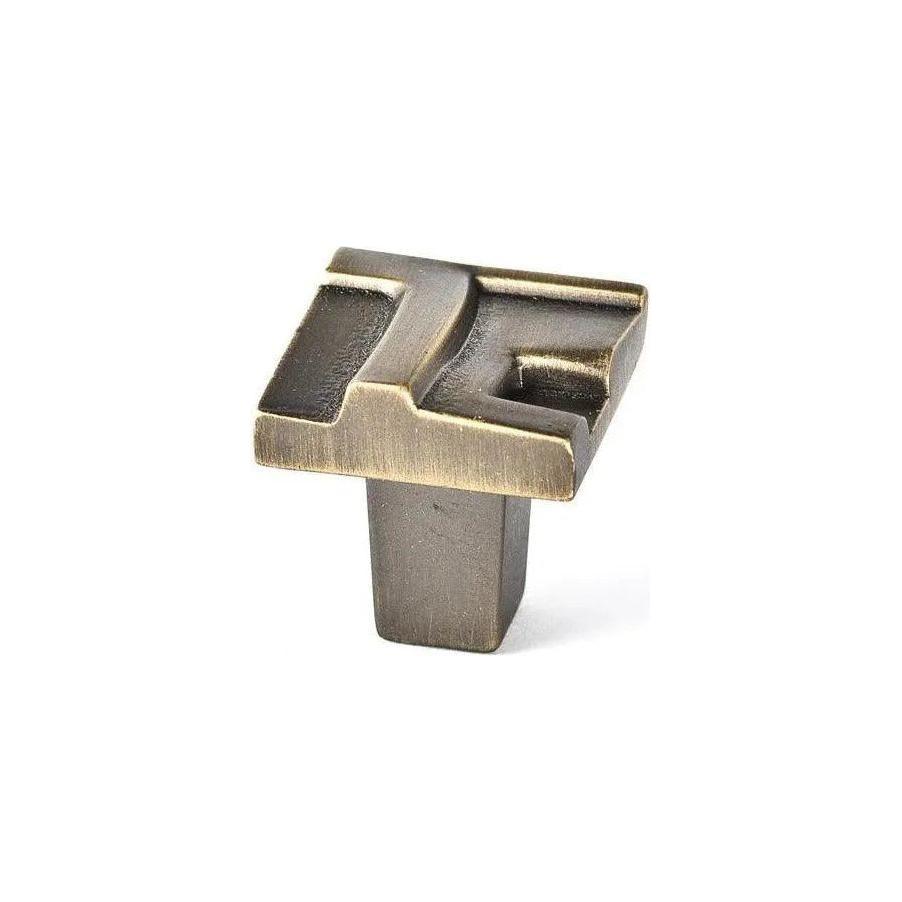Du Verre Hardware - Rio Small Knob - DVRIO01-AB - Canada Light Shop