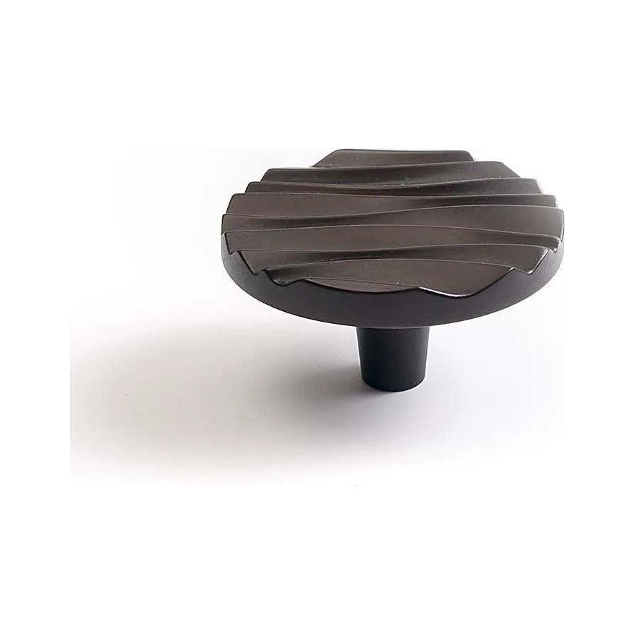 Du Verre Hardware - Wave Round Knob - DVWA02-ORB - Canada Light Shop