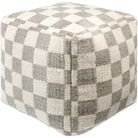 Surya - Preethi Pouf - EEPF001-181818 - Canada Light Shop