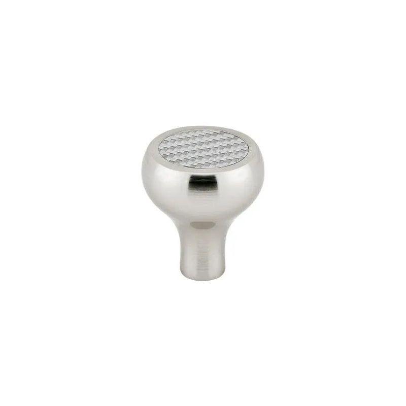Emtek - Carbon Fiber Knob - Silver - 86370US15 - Canada Light Shop