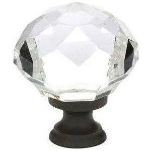 Emtek - Diamond Crystal Knob - 86003US10B - Canada Light Shop
