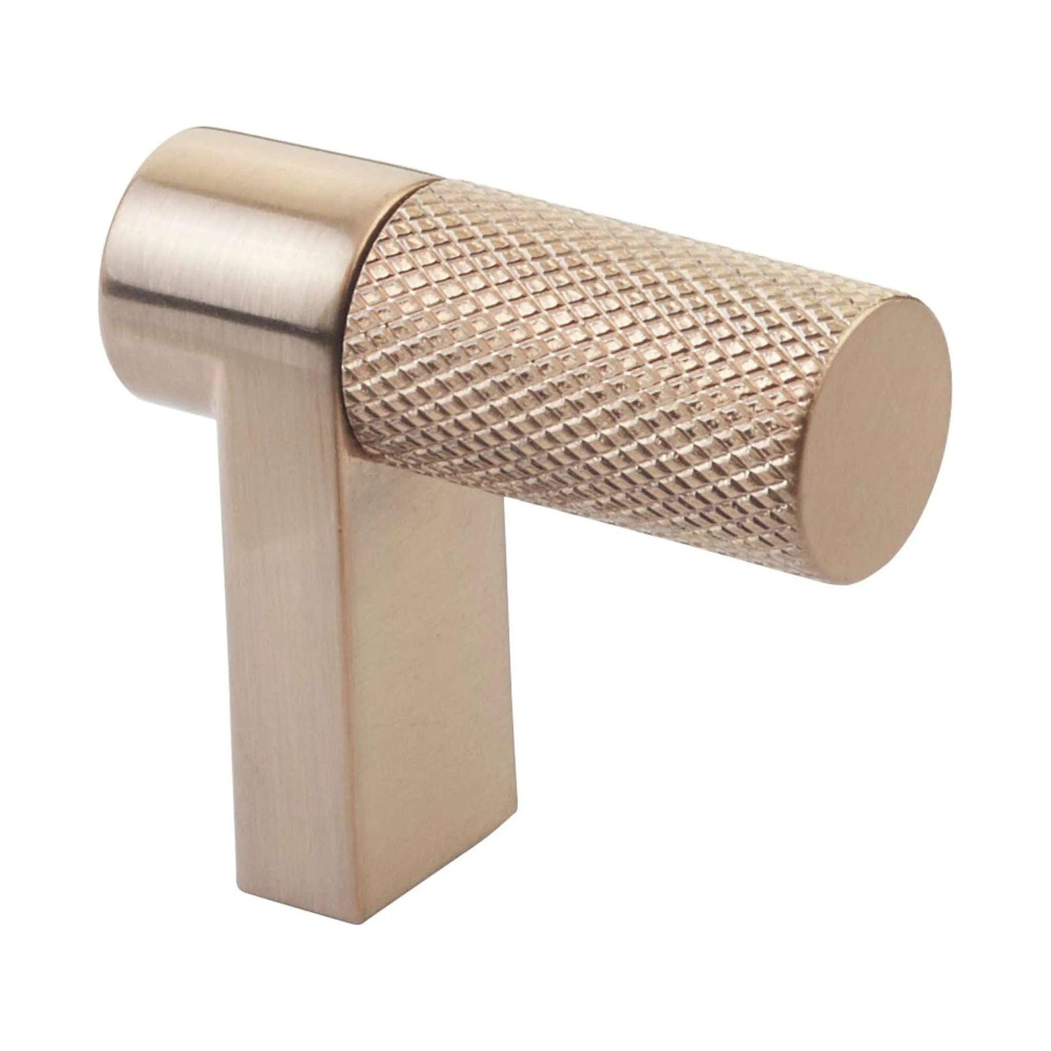 Emtek - Emtek Select Bar Cabinet Finger Pull Knurled Bar - 86658.RECSCU.KNSCU - Canada Light Shop