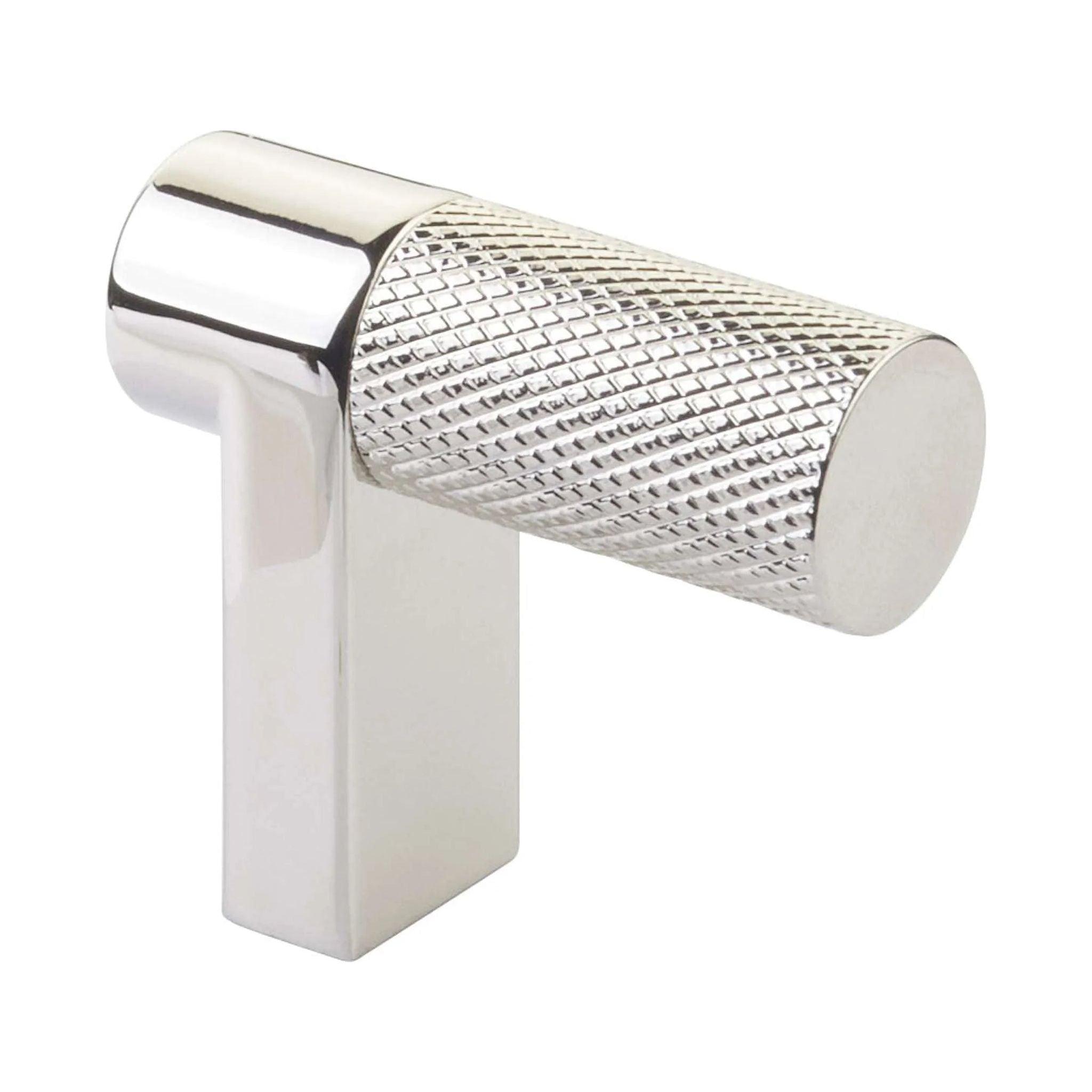 Emtek - Emtek Select Bar Cabinet Finger Pull Knurled Bar - 86658.RECUS14.KNUS14 - Canada Light Shop