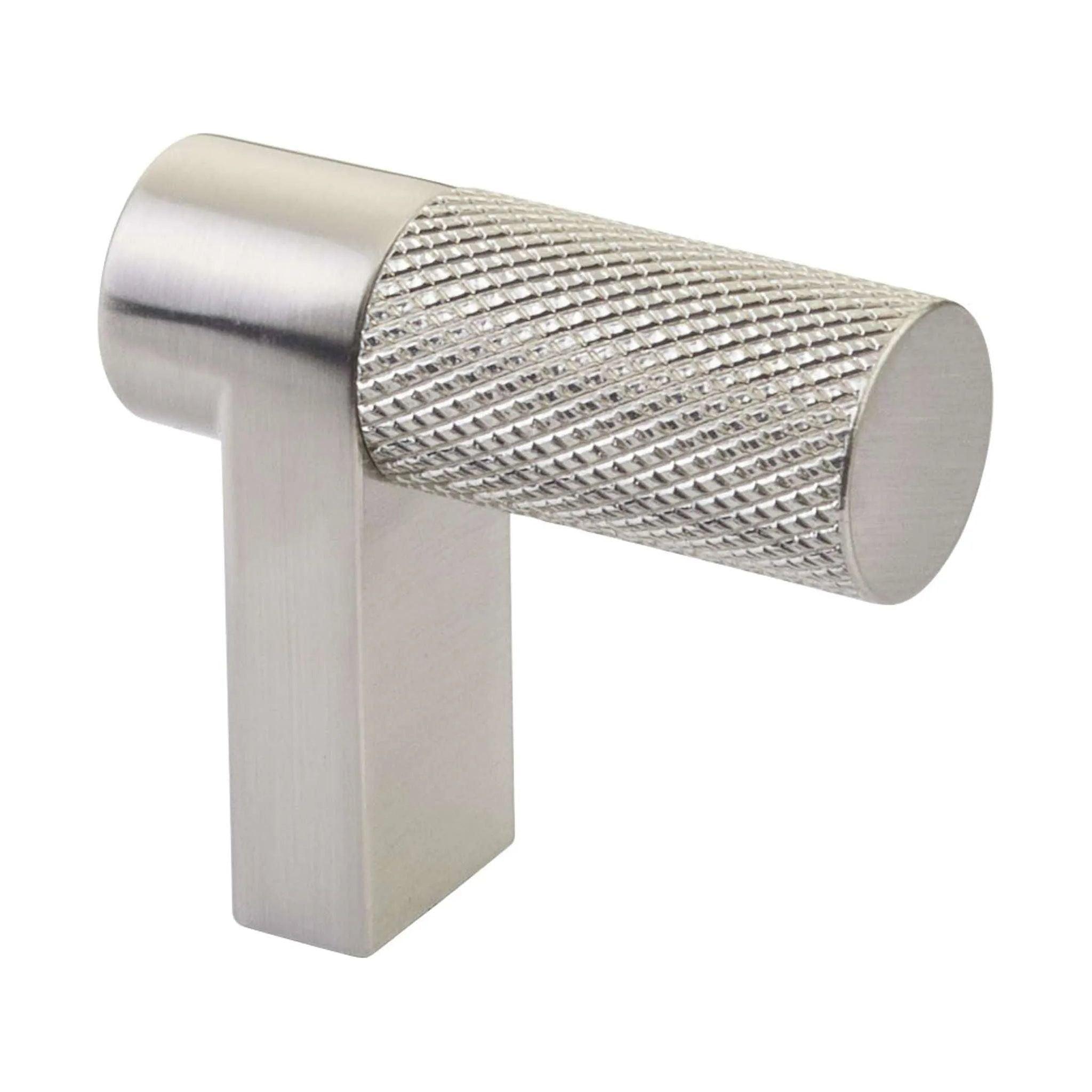 Emtek - Emtek Select Bar Cabinet Finger Pull Knurled Bar - 86658.RECUS15.KNUS15 - Canada Light Shop