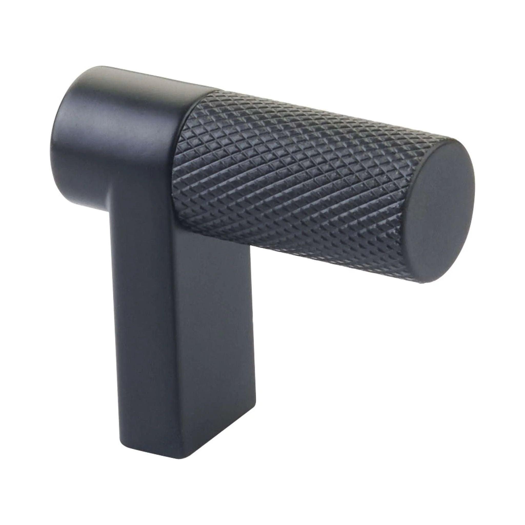 Emtek - Emtek Select Bar Cabinet Finger Pull Knurled Bar - 86658.RECUS19.KNUS19 - Canada Light Shop