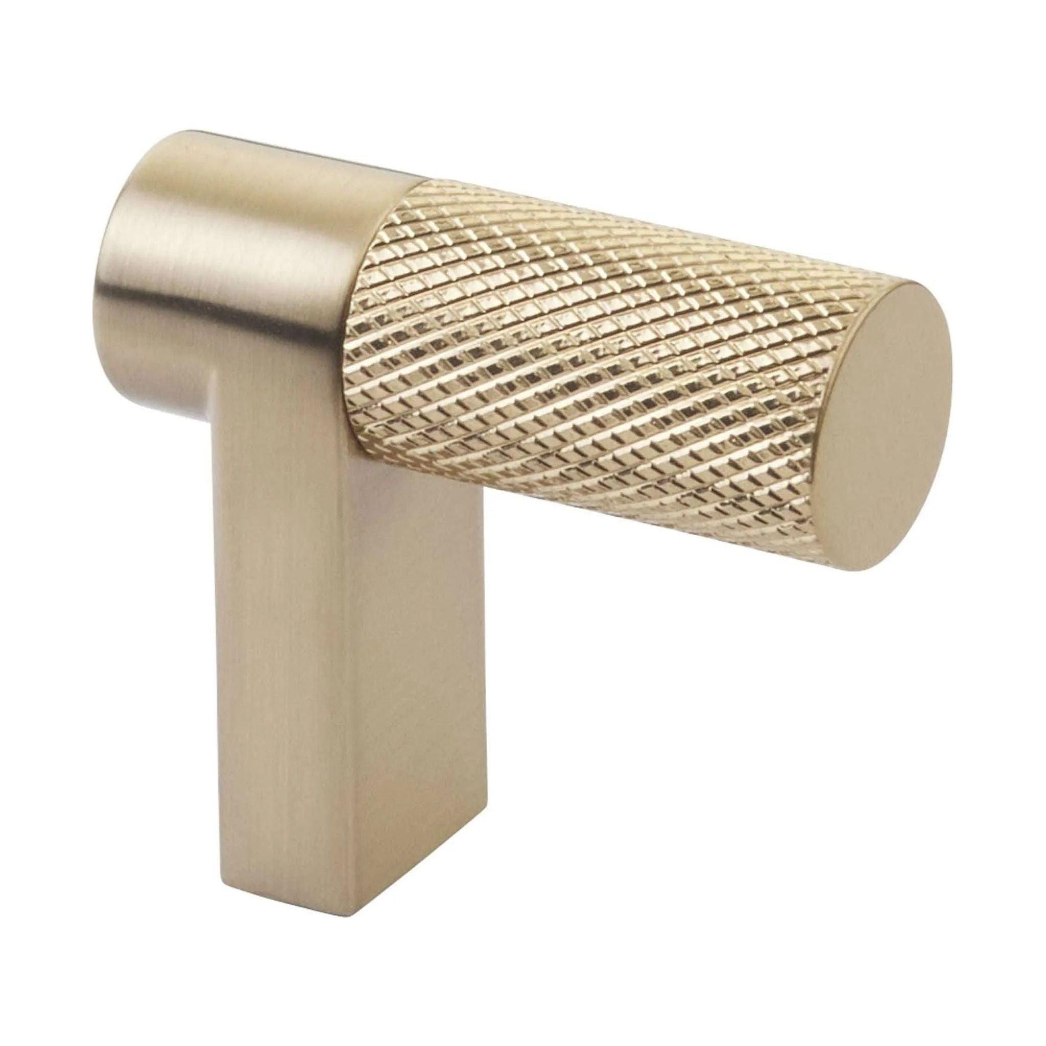 Emtek - Emtek Select Bar Cabinet Finger Pull Knurled Bar - 86658.RECUS4.KNUS4 - Canada Light Shop