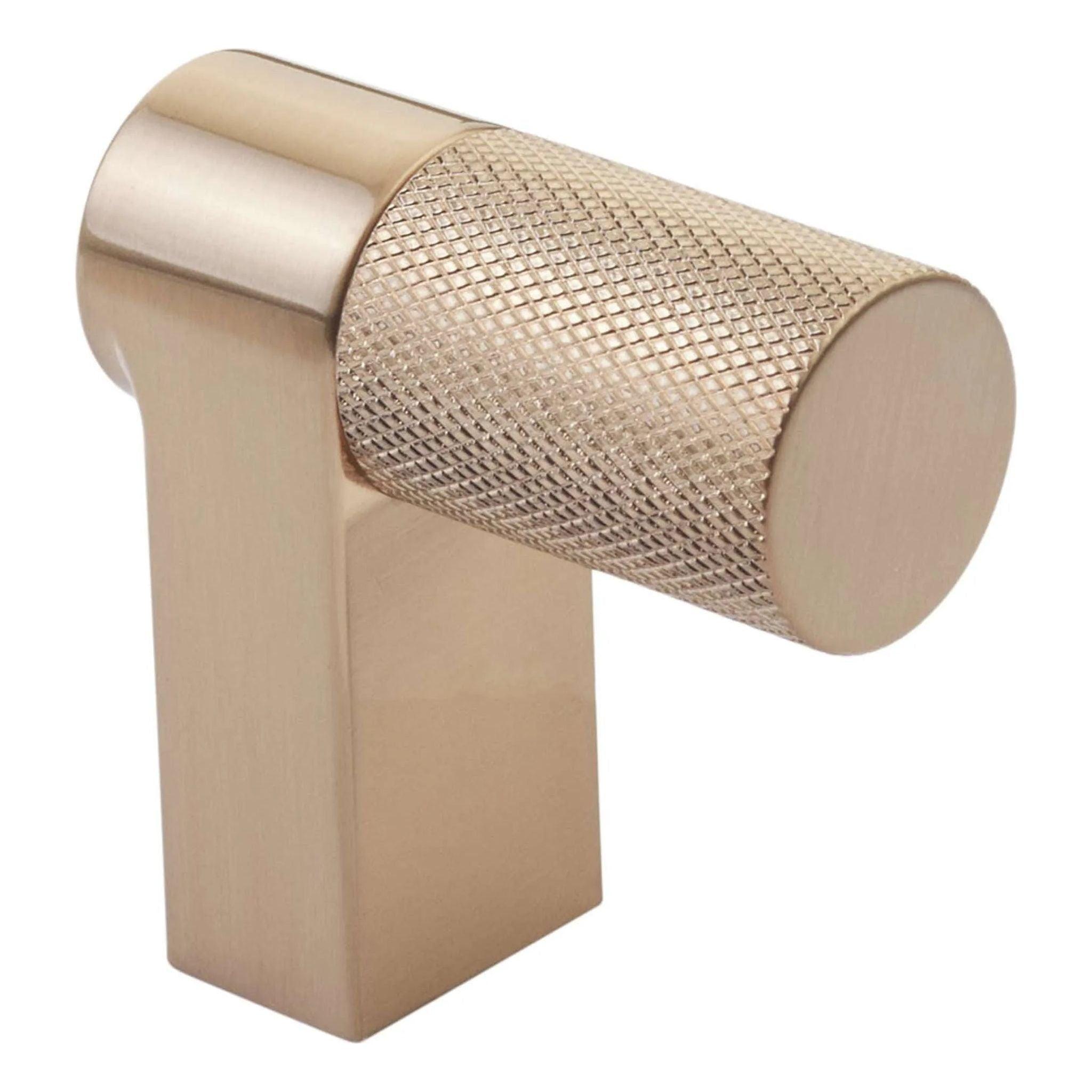 Emtek - Emtek Select Bar Cabinet Finger Pull Knurled Bar - 86659.RECSCU.KNSCU - Canada Light Shop