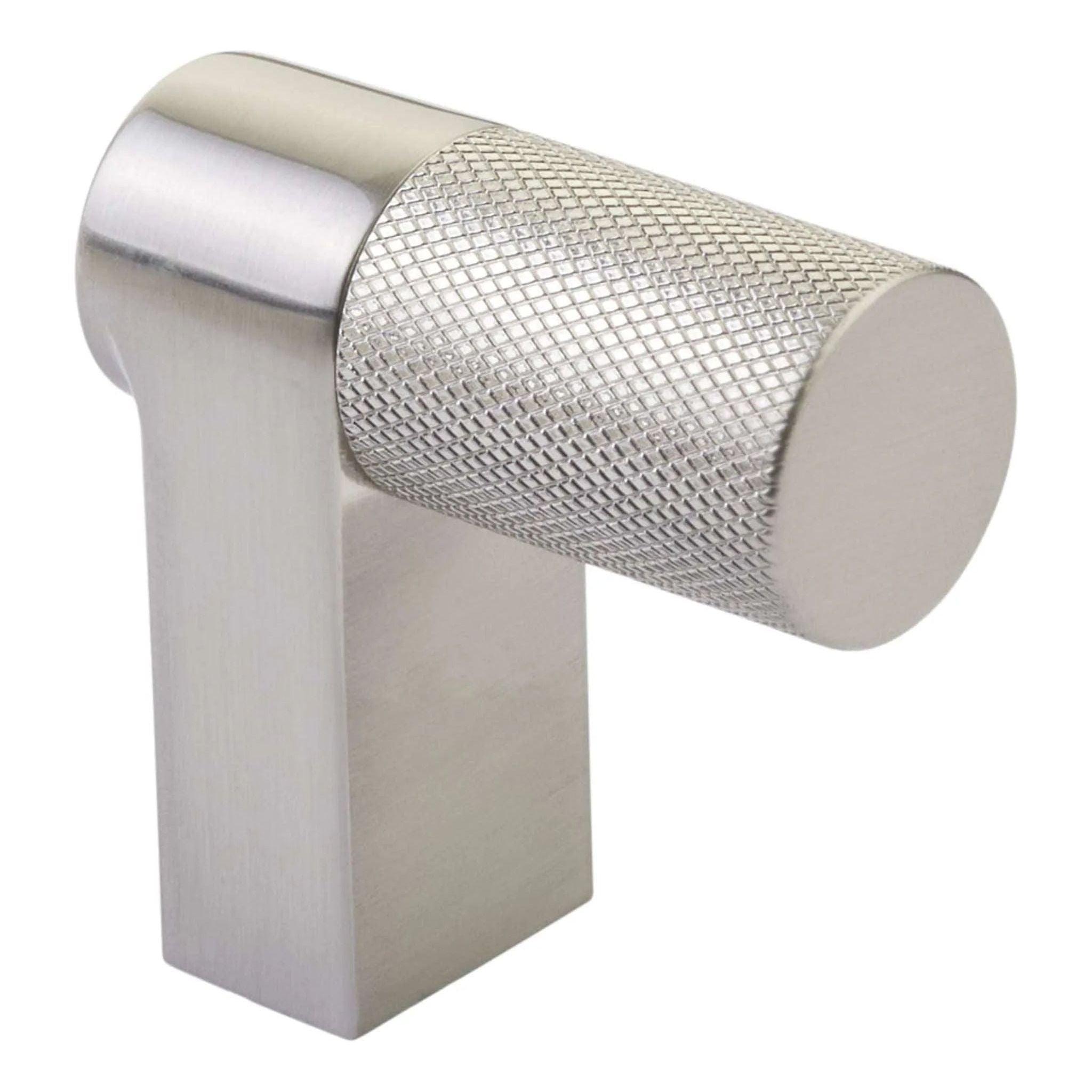 Emtek - Emtek Select Bar Cabinet Finger Pull Knurled Bar - 86659.RECUS15.KNUS15 - Canada Light Shop