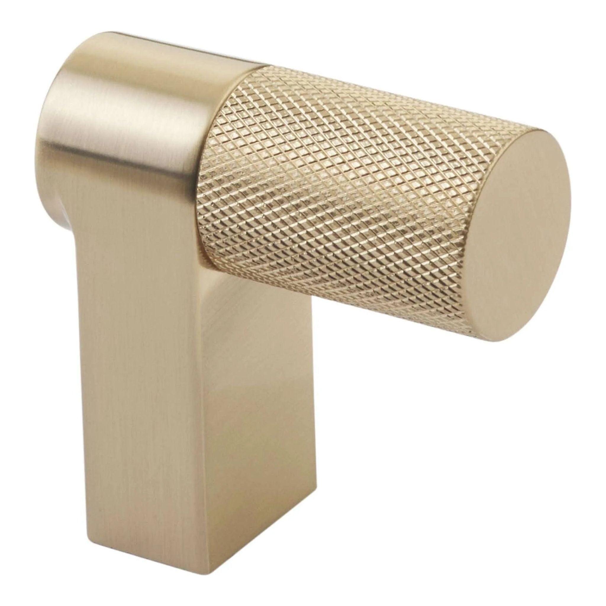 Emtek - Emtek Select Bar Cabinet Finger Pull Knurled Bar - 86659.RECUS4.KNUS4 - Canada Light Shop