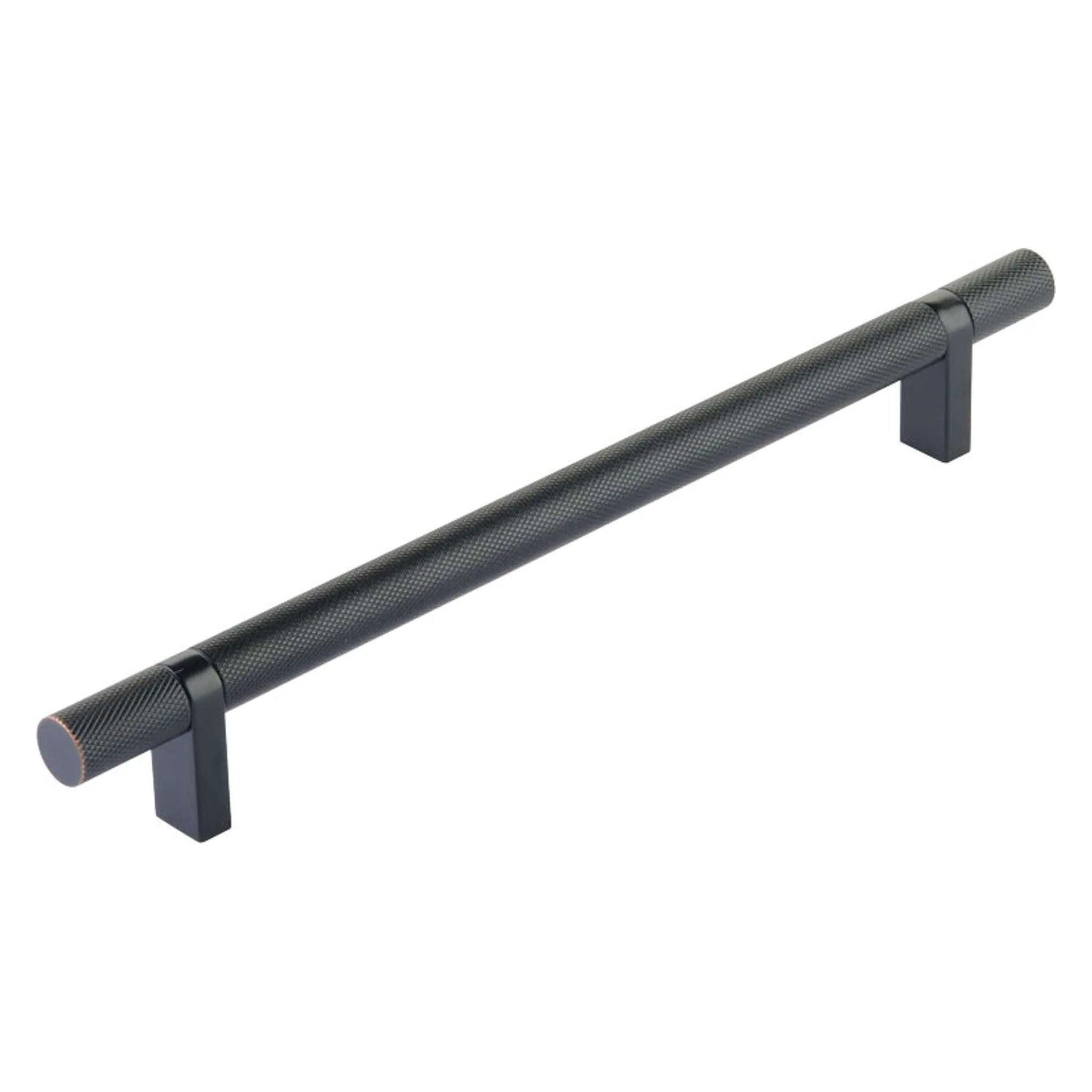 Emtek - Emtek Select Bar Cabinet Pull Knurled Bar - 84156.RCBUS10B.KNUS10B - Canada Light Shop