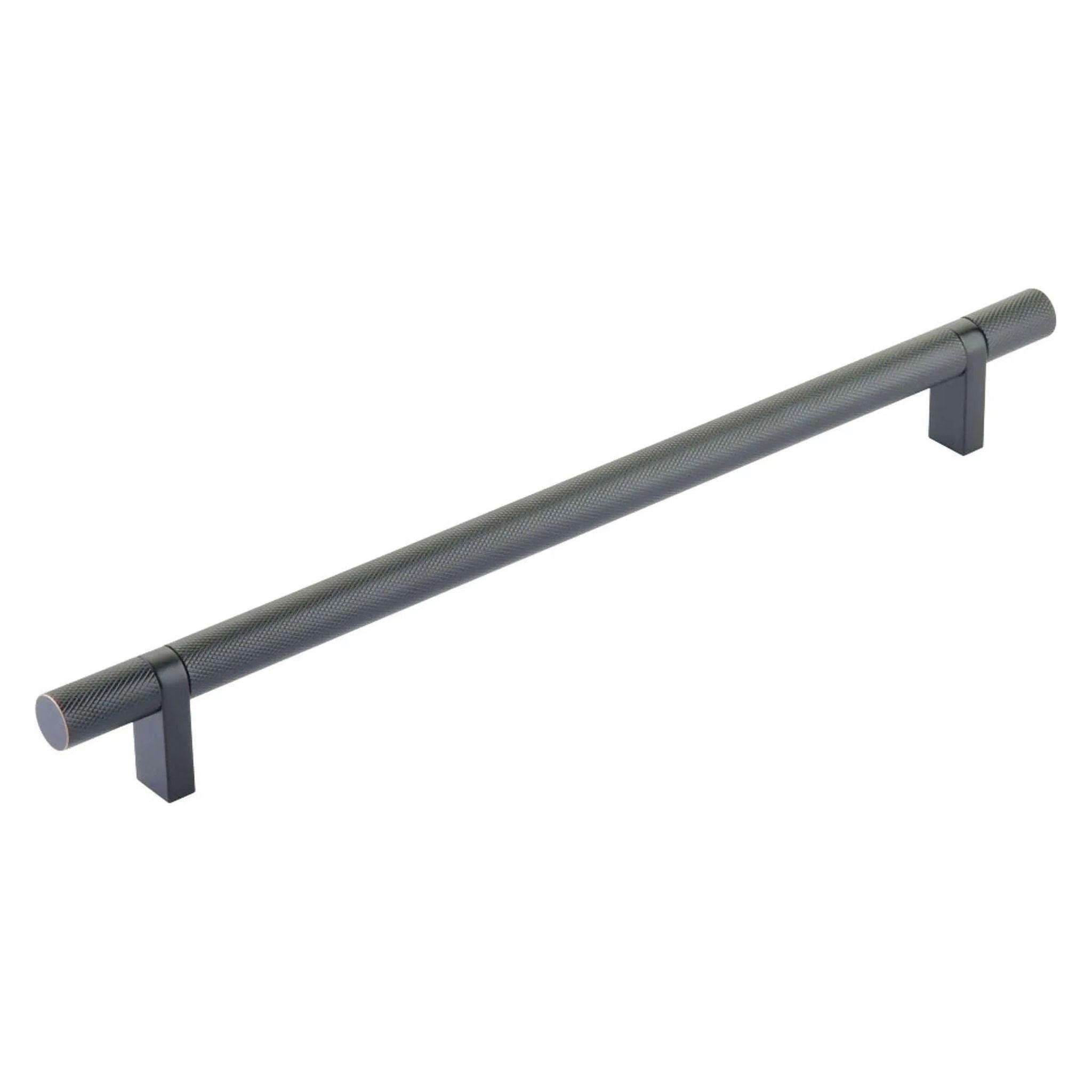 Emtek - Emtek Select Bar Cabinet Pull Knurled Bar - 84157.RCBUS10B.KNUS10B - Canada Light Shop