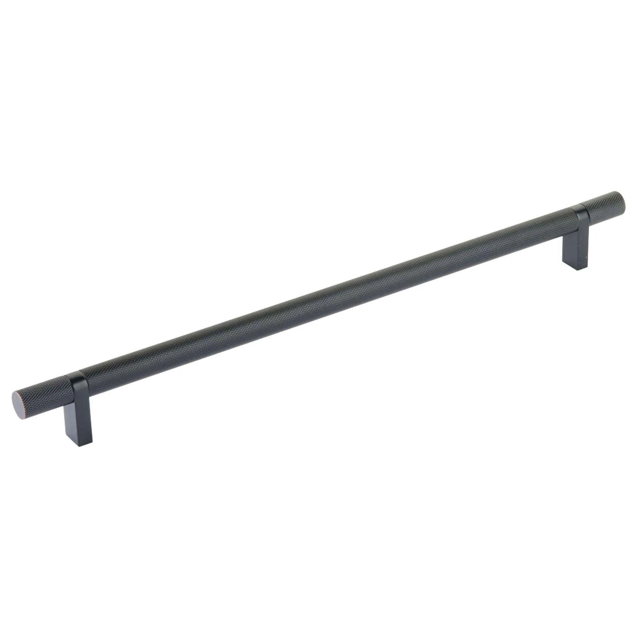 Emtek - Emtek Select Bar Cabinet Pull Knurled Bar - 84158.RCBUS10B.KNUS10B - Canada Light Shop