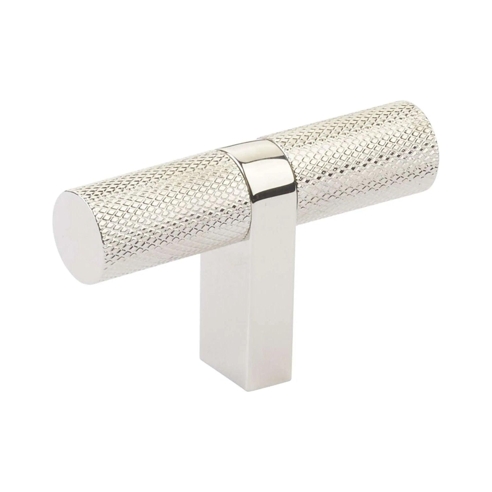 Emtek - Emtek Select Bar Cabinet TKnob Knurled Bar - 86656.RCBUS14.KNUS14 - Canada Light Shop