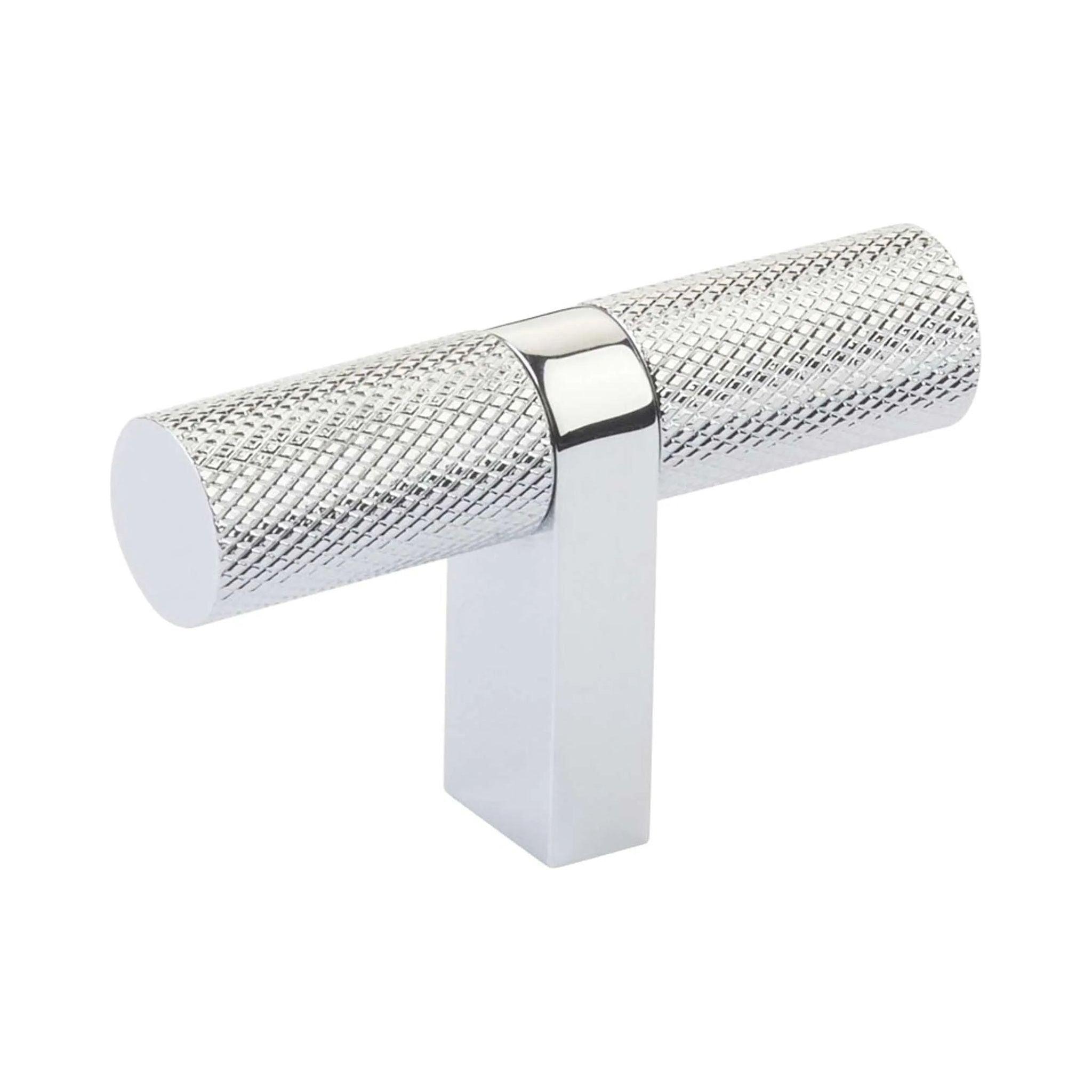 Emtek - Emtek Select Bar Cabinet TKnob Knurled Bar - 86656.RCBUS26.KNUS26 - Canada Light Shop