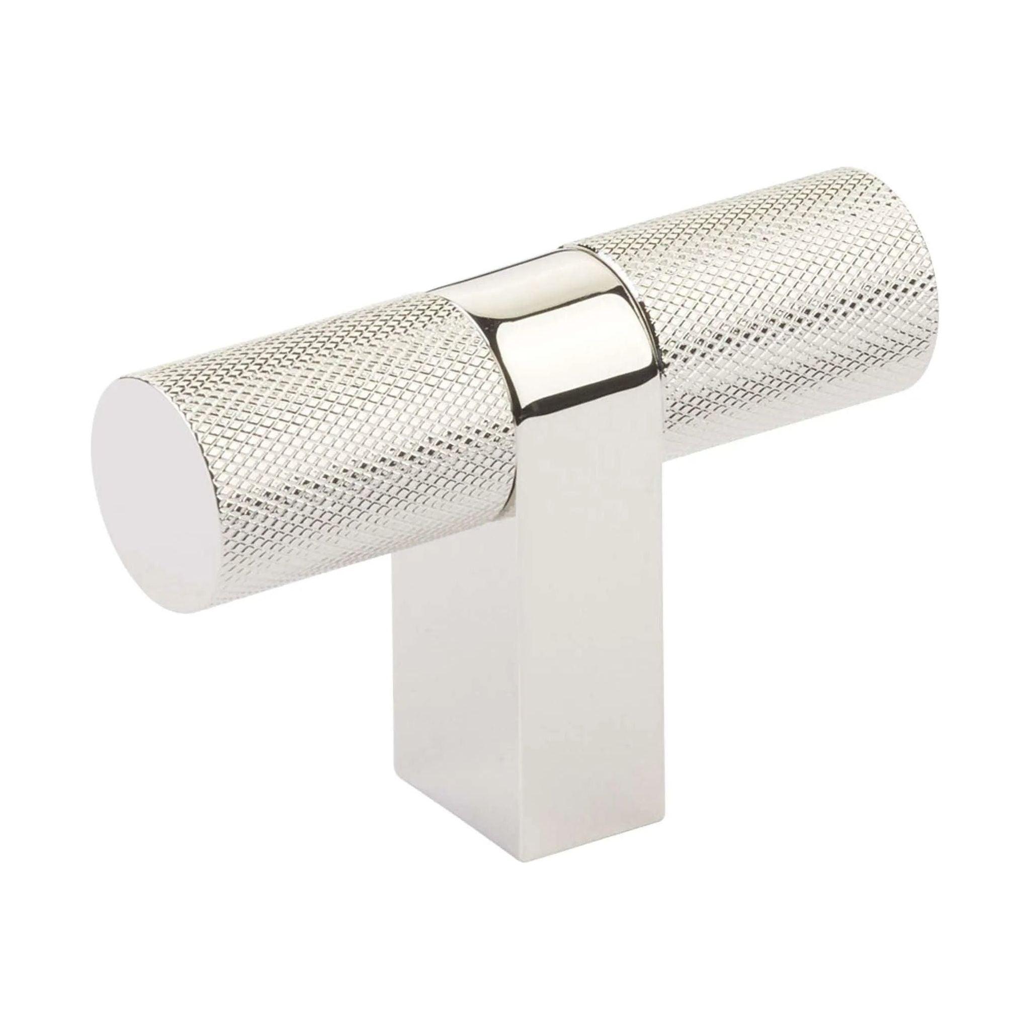 Emtek - Emtek Select Bar Cabinet TKnob Knurled Bar - 86657.RCBUS14.KNUS14 - Canada Light Shop