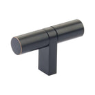 Emtek - Emtek Select Bar Cabinet TKnob Smooth Bar - 86656.RCBUS10B.SMUS10B - Canada Light Shop