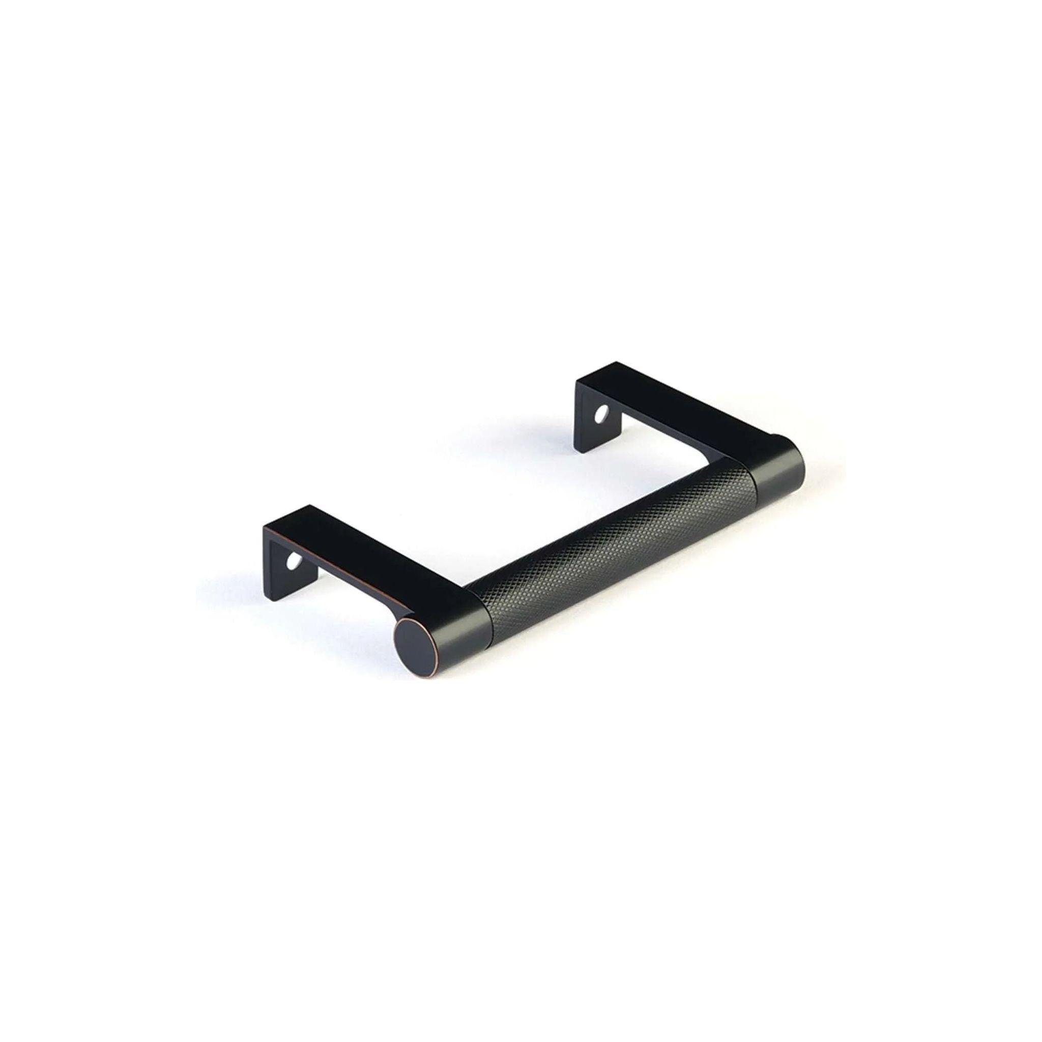 Emtek - Emtek Select Cabinet Edge Pull Knurled Bar Solid - 84080.EDGRUS10B.KNUS10B - Canada Light Shop