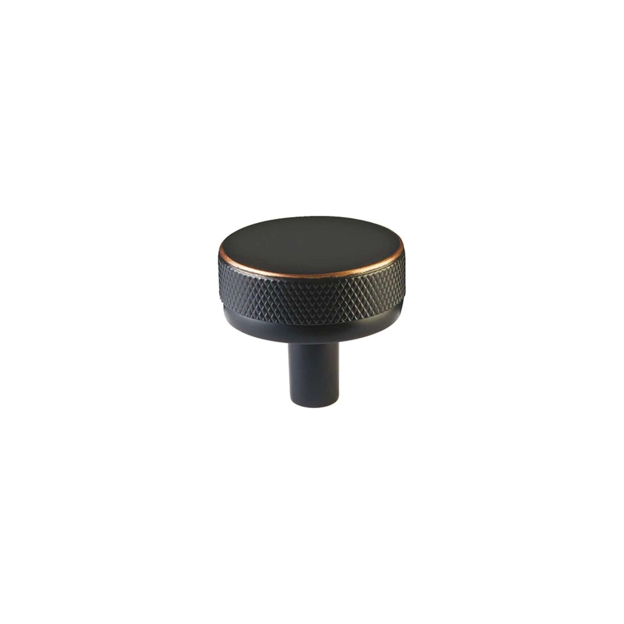 Emtek - Emtek Select Cabinet Knob Knurled Solid - 86655.CCKUS10B.KNKUS10B - Canada Light Shop