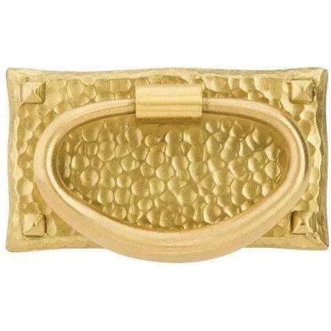 Emtek - Hammered Oval Pull - 86041US4 - Canada Light Shop