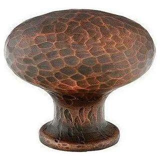 Emtek - Round Dimpled Knob - 86037US10B - Canada Light Shop