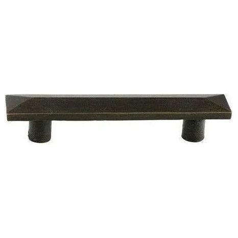 Emtek - Sandcast Bronze Pyramid Pull - 86328MB - Canada Light Shop