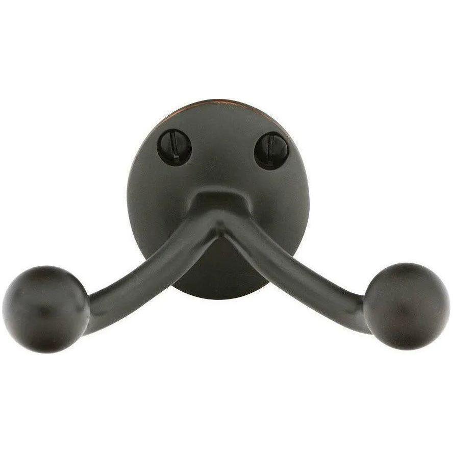 Emtek - Traditional Brass Double Hook - 2607US10B - Canada Light Shop