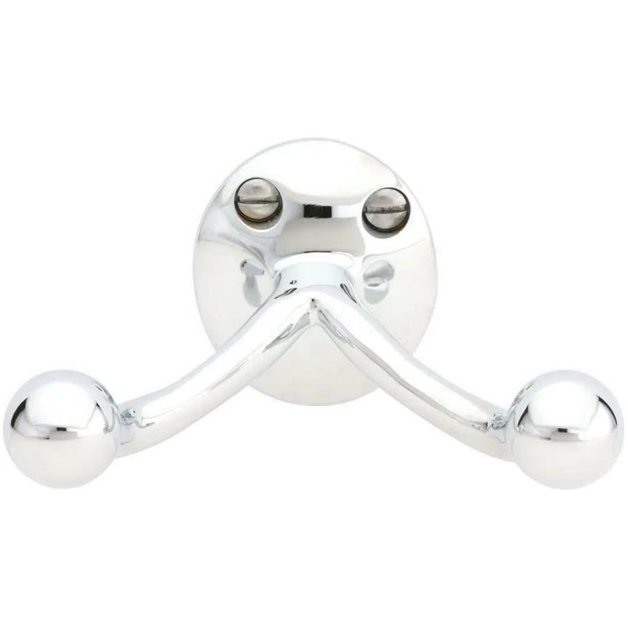 Emtek - Traditional Brass Double Hook - 2607US26 - Canada Light Shop