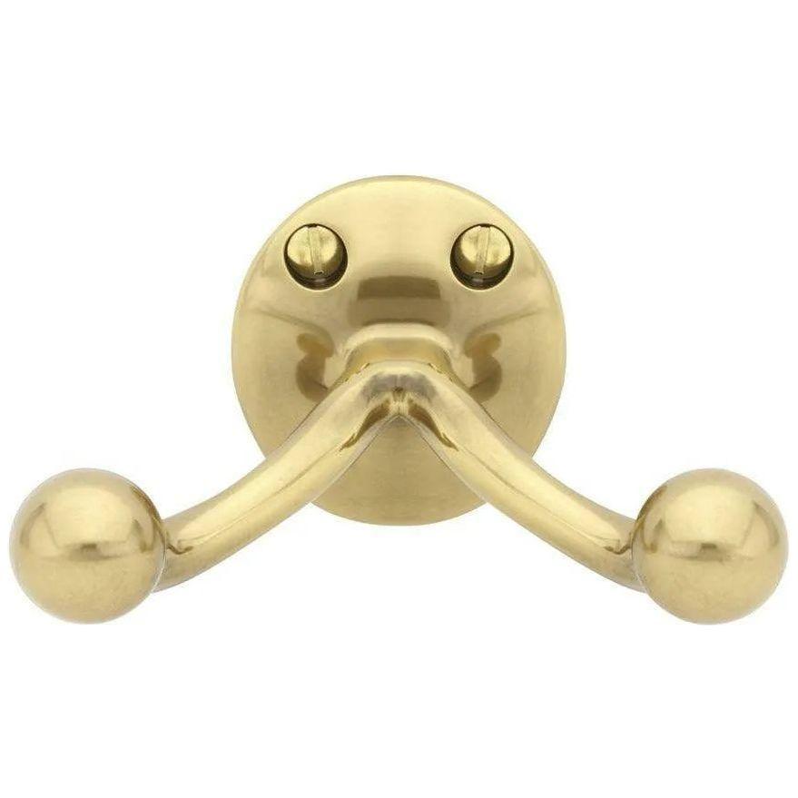 Emtek - Traditional Brass Double Hook - 2607US7 - Canada Light Shop