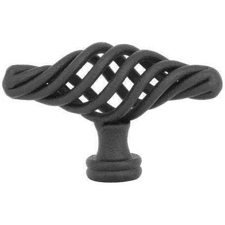 Emtek - Wrought Steel Bastogne Knob - 76017FB - Canada Light Shop