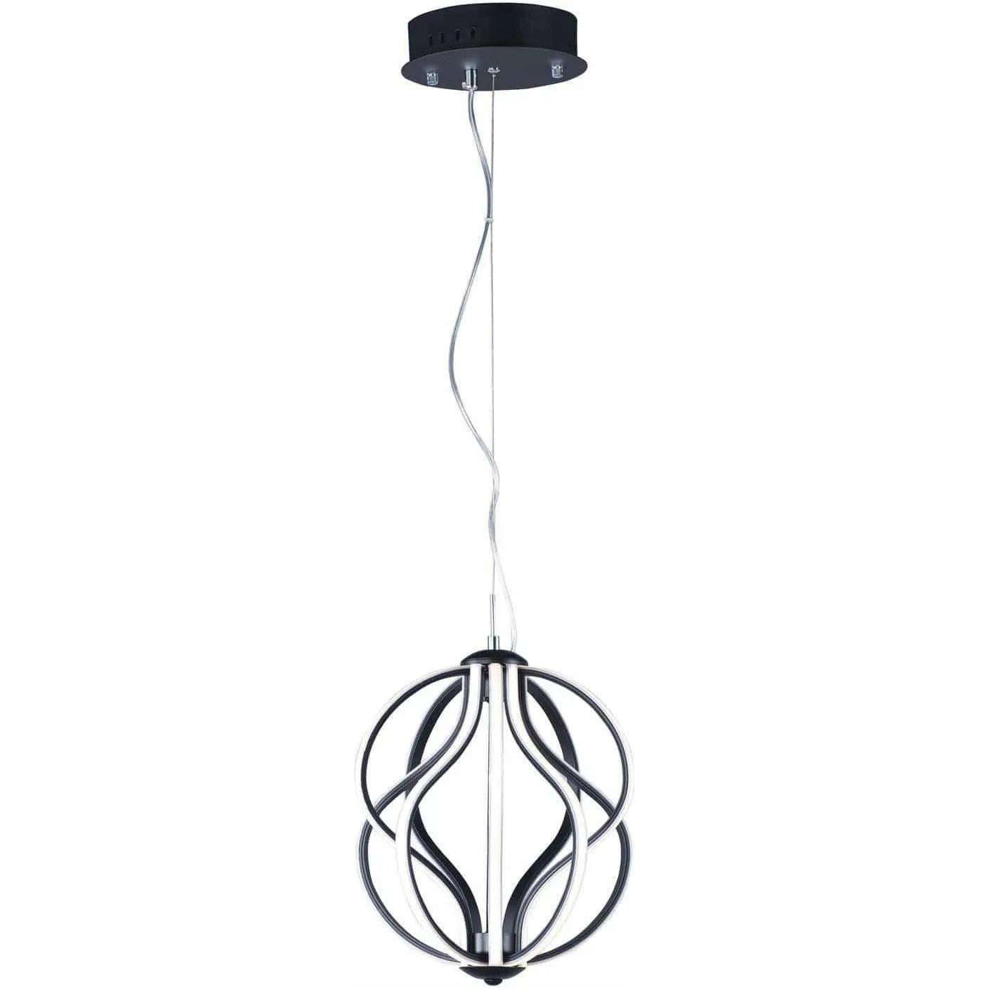 ET2 Lighting - Aura LED Pendant - E21172-BK - Canada Light Shop