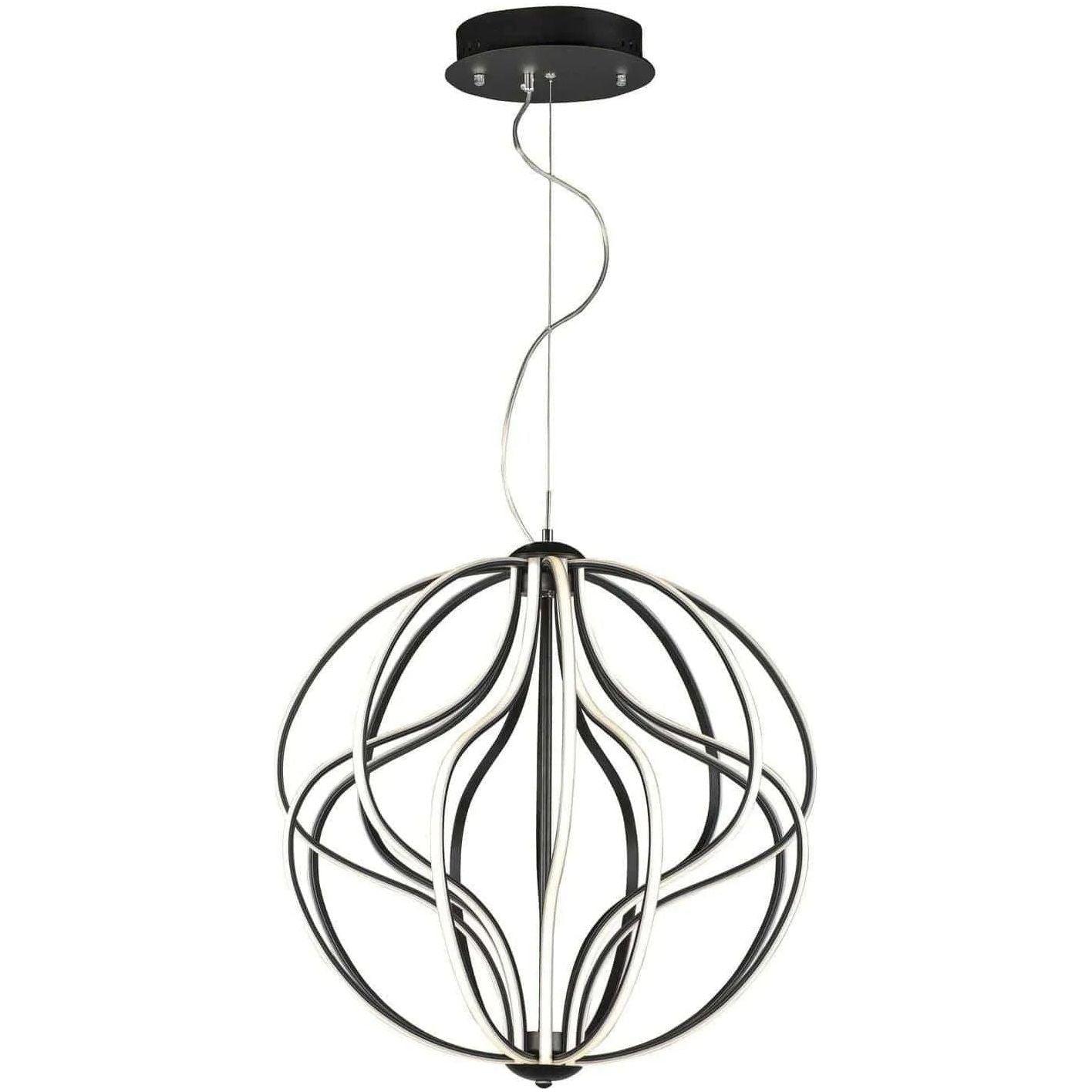 ET2 Lighting - Aura LED Pendant - E21176-BK - Canada Light Shop