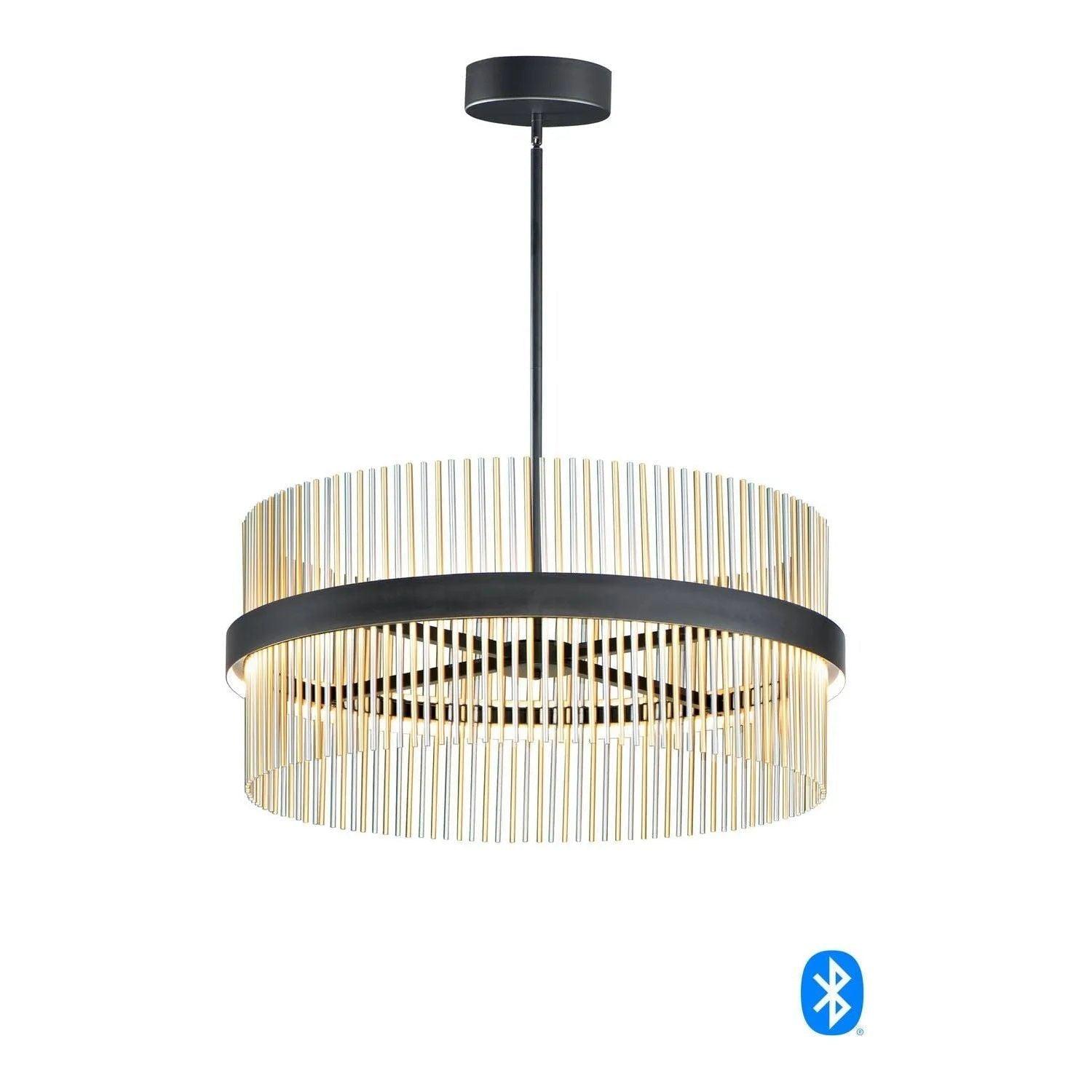 ET2 Lighting - Chimes WiZ LED Pendant - E34207-BKSNSBR - Canada Light Shop