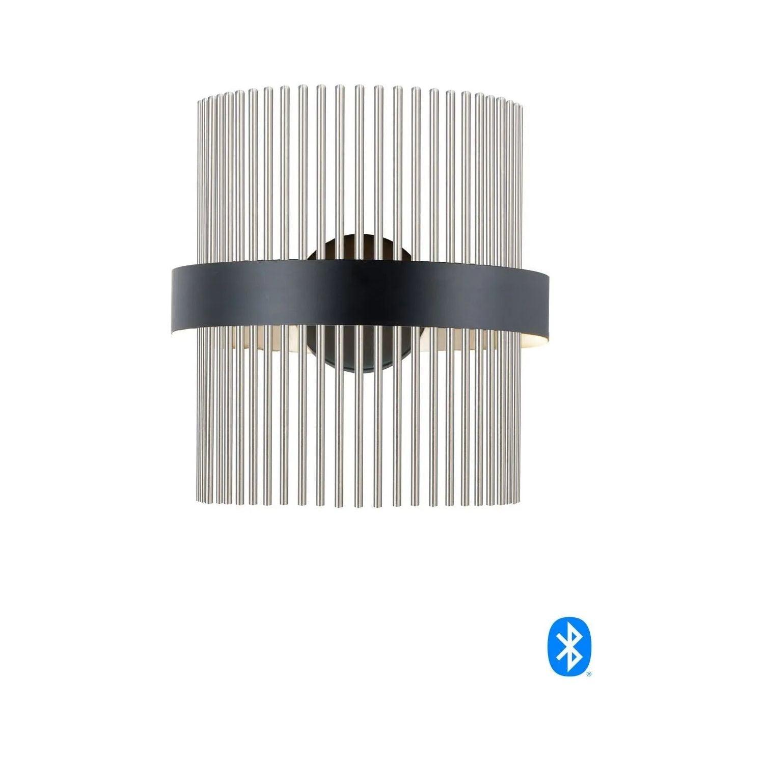 ET2 Lighting - Chimes WiZ LED Wall Sconce - E34201-BKSN - Canada Light Shop